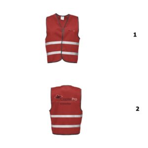 Kitzretter Warnweste mit Reflektoren. Geruchsneutral und Unisex